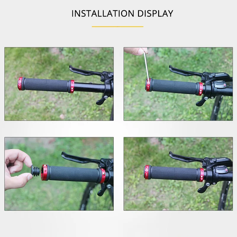 MTB Bicycle Handlebar Grip Rub - Commuter Bike Lock ulasan dan harga