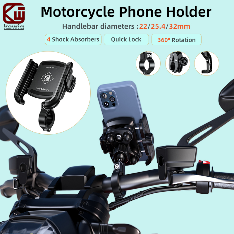Kewig M8SP Motorcycle Phone Ho - Commuter Bike Lock ulasan dan harga