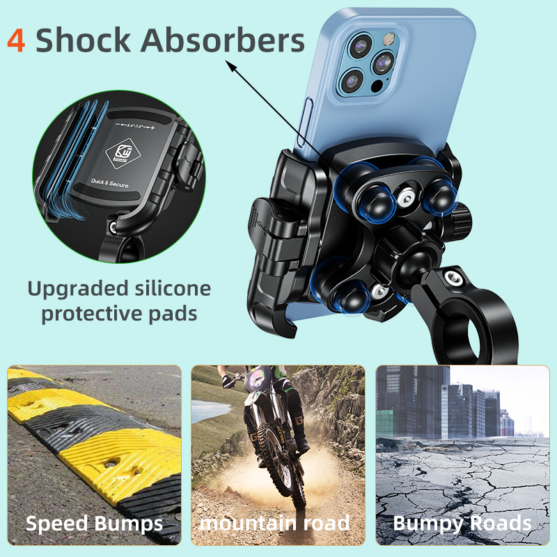 Kewig M8SP Motorcycle Phone Ho - Commuter Bike Lock ulasan dan harga