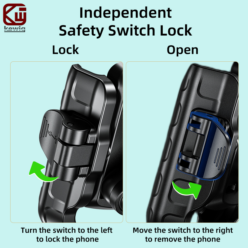 Kewig M8SP Motorcycle Phone Ho - Commuter Bike Lock ulasan dan harga