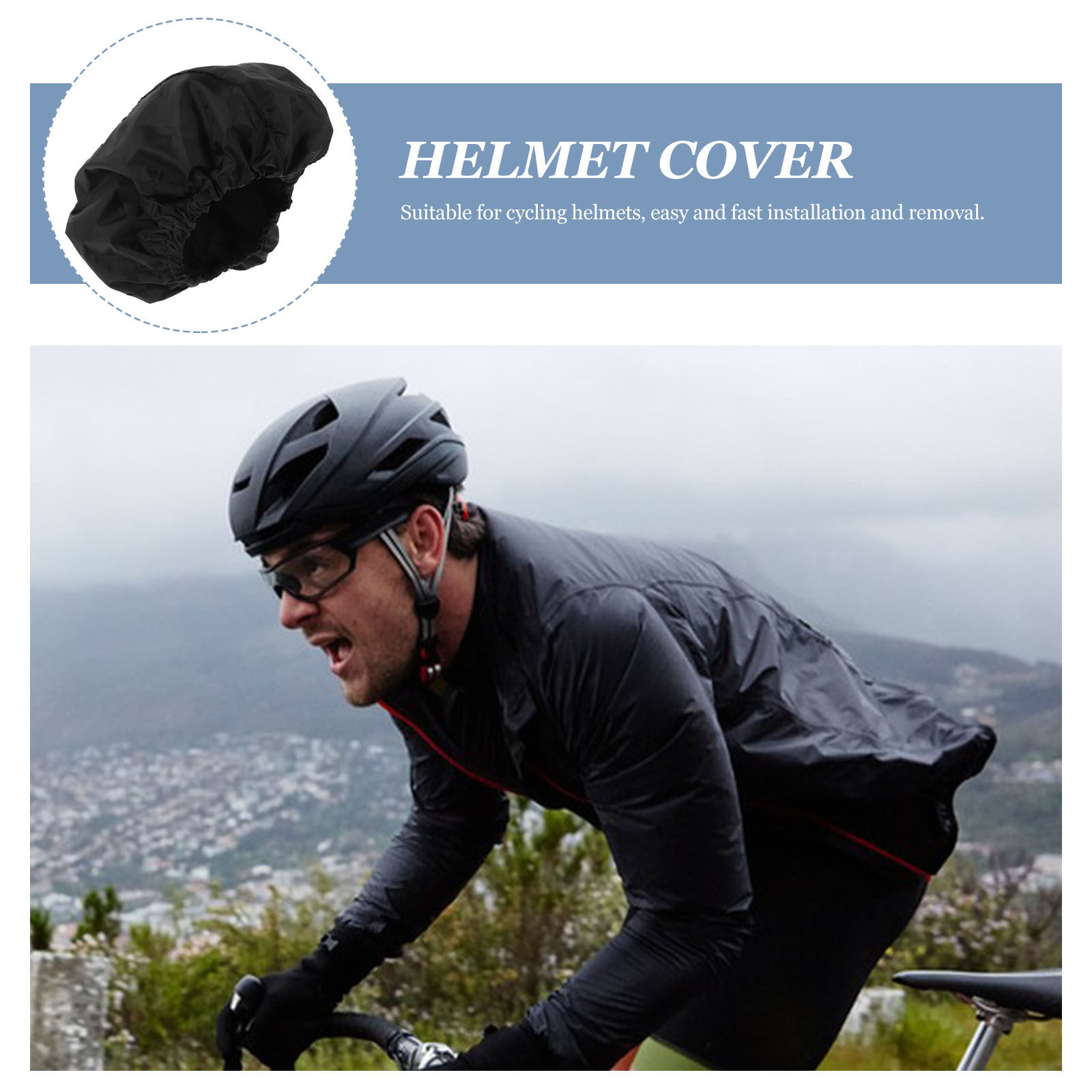 Waterproof Bike Cover Windproo - Cycling Commute In Rain ulasan dan harga