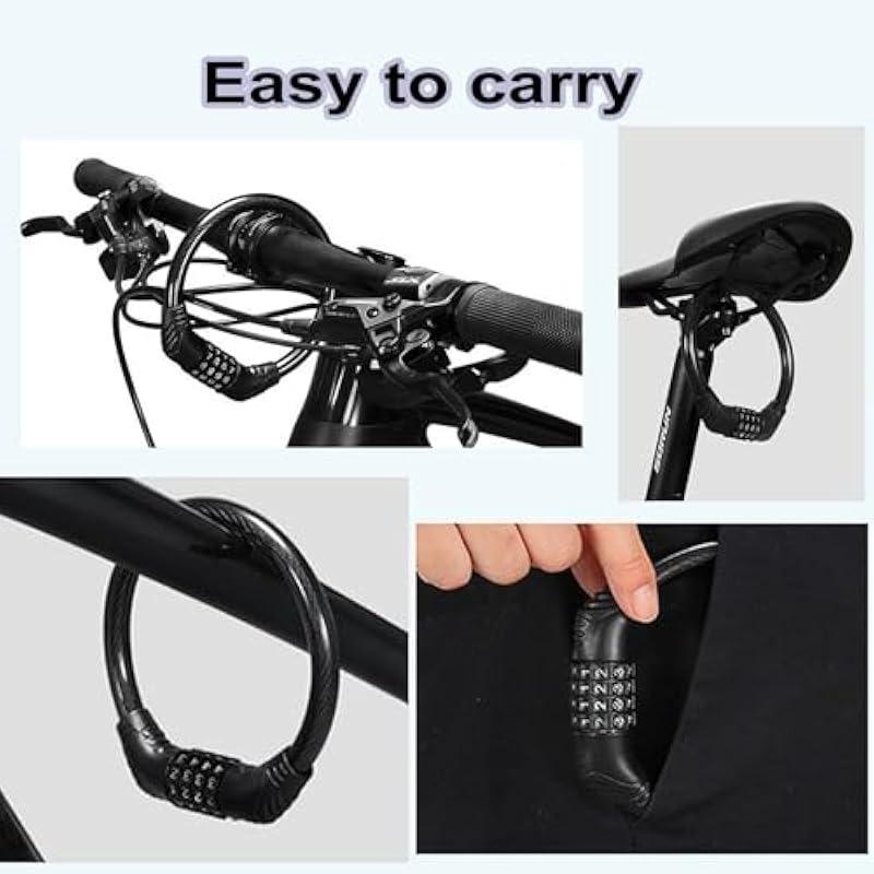 1pc Heavy Duty Anti Theft Bicy - Chain Lock Combination ulasan dan harga