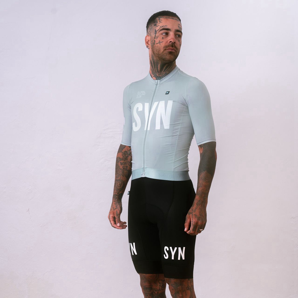Silver gray short sleeved cycl - Cycling Commuter Trousers ulasan dan harga